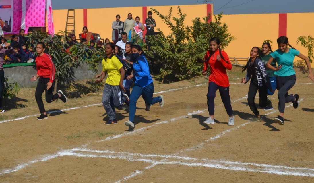 Class-7's Aditya tops in 100 meter race
