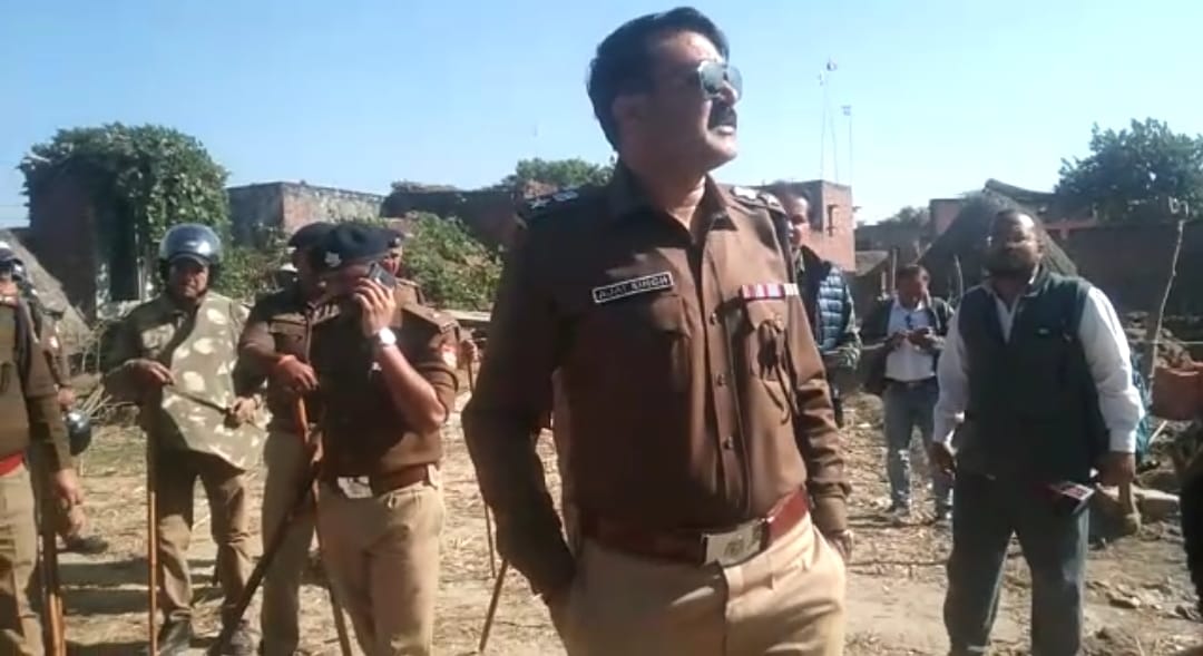 Uttarakhand Roorkee Gram Panchayat land dispute police search ruckus accused by drone