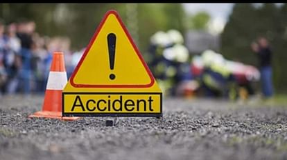 maternal uncle and nephew going on bike died in a road accident, truck crushed
