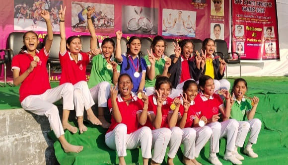 RK School team victorious in Kho-Kho, Kabaddi and Badminton