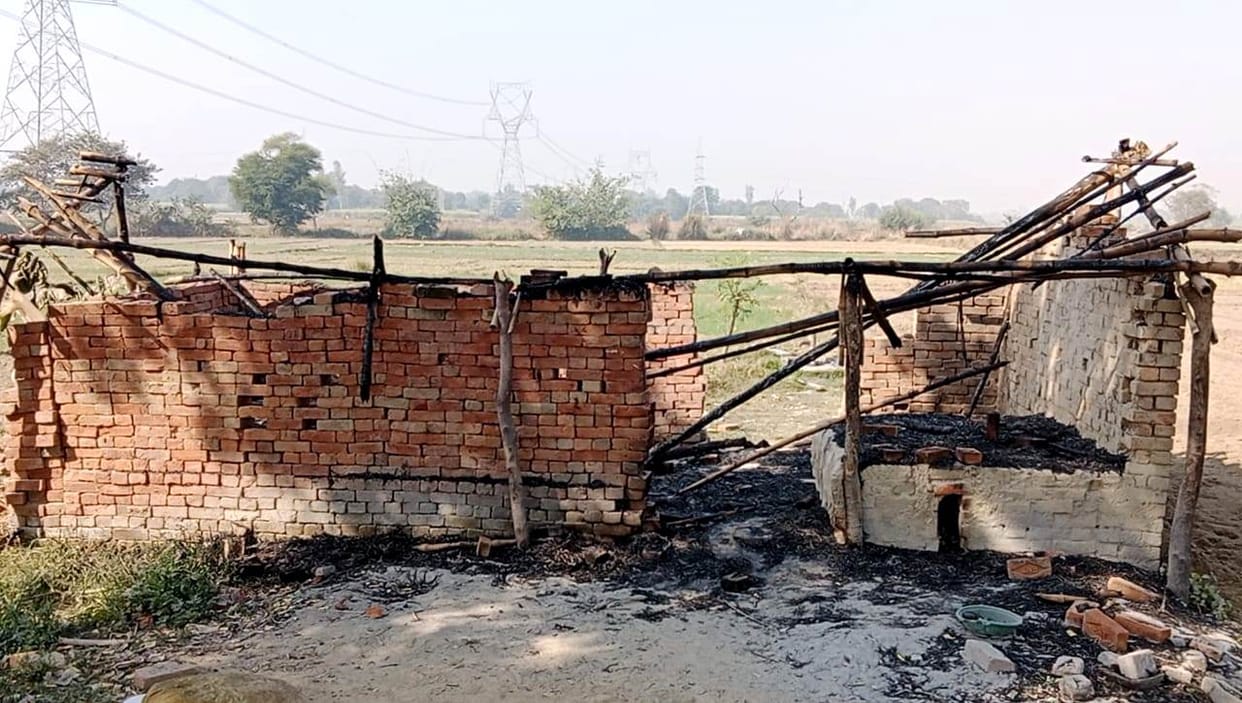 When asked for money for food, the dhaba was set on fire