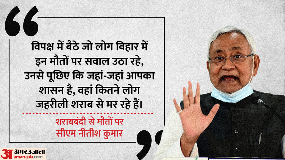 Bihar Hooch Tragedy CM Nitish Kumar speaks in Assembly over BJP opposition news and updates