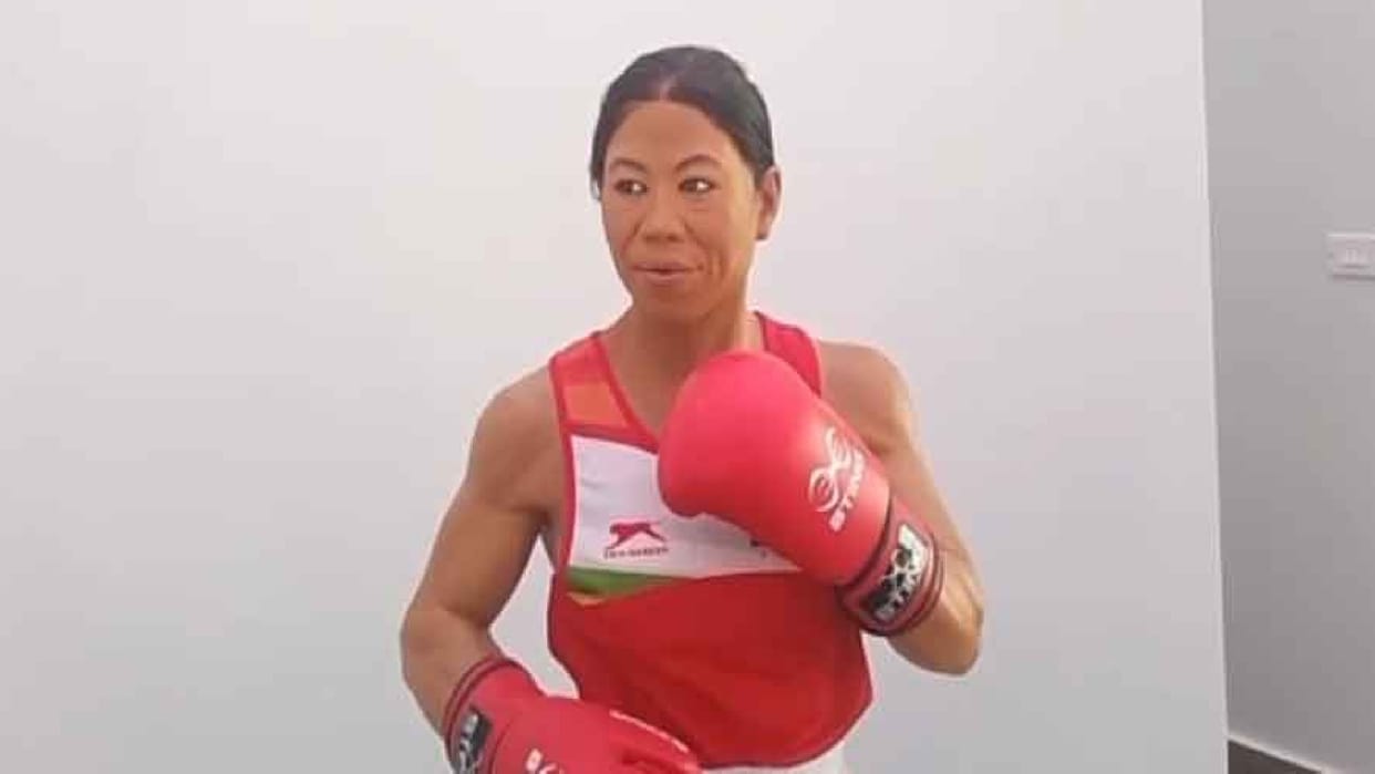 Boxer Mary Kom statue installed in Manipur Olympic Park controversy erupted After husband raised questions