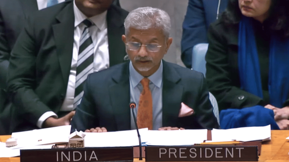 S Jaishankar at UNSC We cannot let another 9/11 of New York or 26/11 of Mumbai happen again