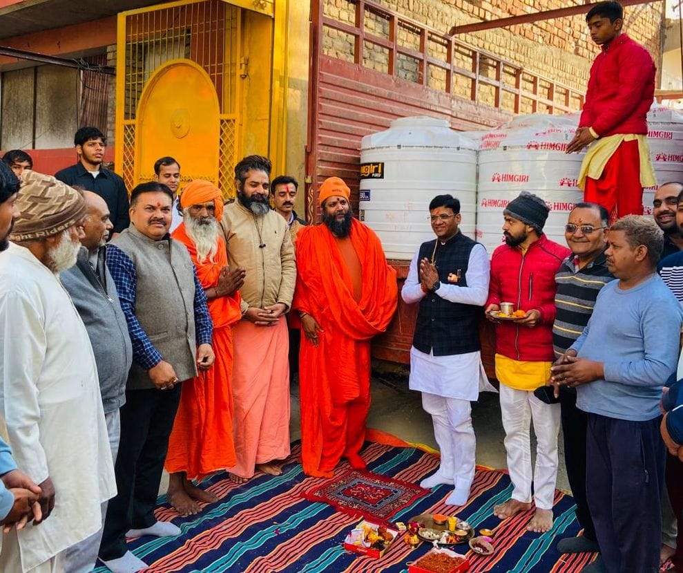 Prasad of annual bhandara will be made from 1.25 lakh liters of Ganges water
