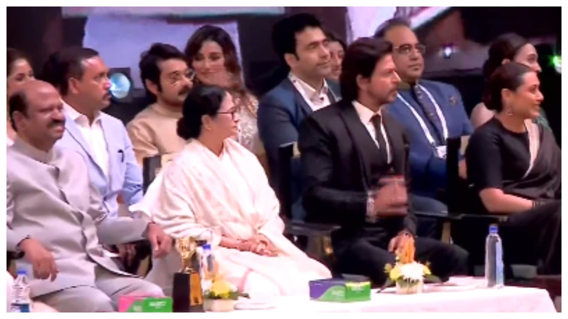 Mamata Banerjee SRK Rani Mukherji attend inaugural program of 28th International Kolkata Film Festival