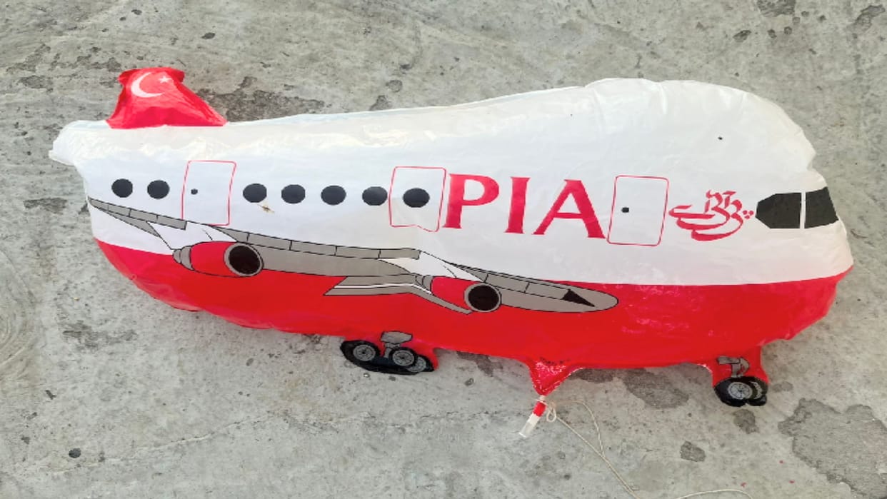 Pakistan's balloons found in Balakrupi Kangra himachal