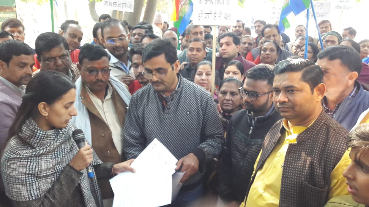 Jain society came out in support of Shri Sammed Shikhar Bachao Andolan
