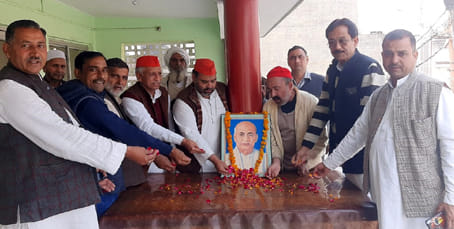 Remembered Sardar Patel on his death anniversary