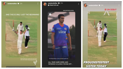Sara Tendulkar became emotional after seeing Arjun Ranji century Sachin reveals chat with son before century