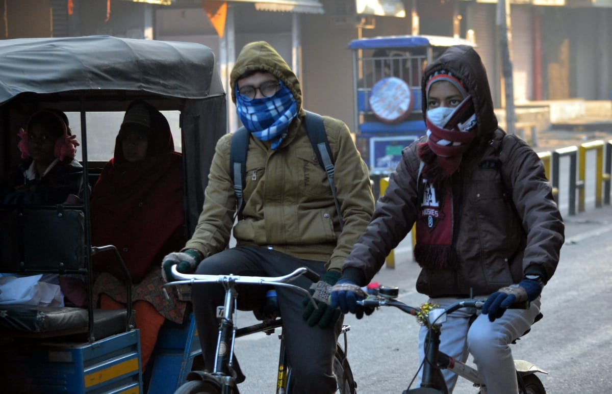 Mercury dropped up to four degrees, people shivered in the cold night