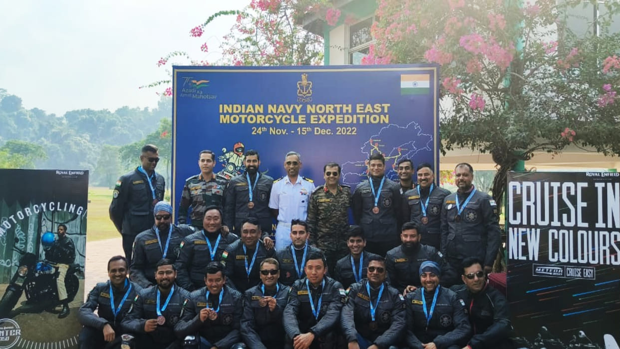 The Sea Riders Navy personnel meet youth inspire them to join armed forces