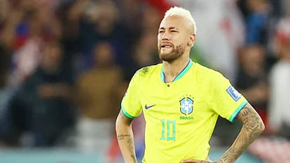 FIFA WC: घुटने की चोट के बाद रोते हुए मैदान से बाहर गए नेमार, उरूग्वे से हारा ब्राजील FIFA WC: Neymar left the field crying after knee injury, Brazil lost to Uruguay