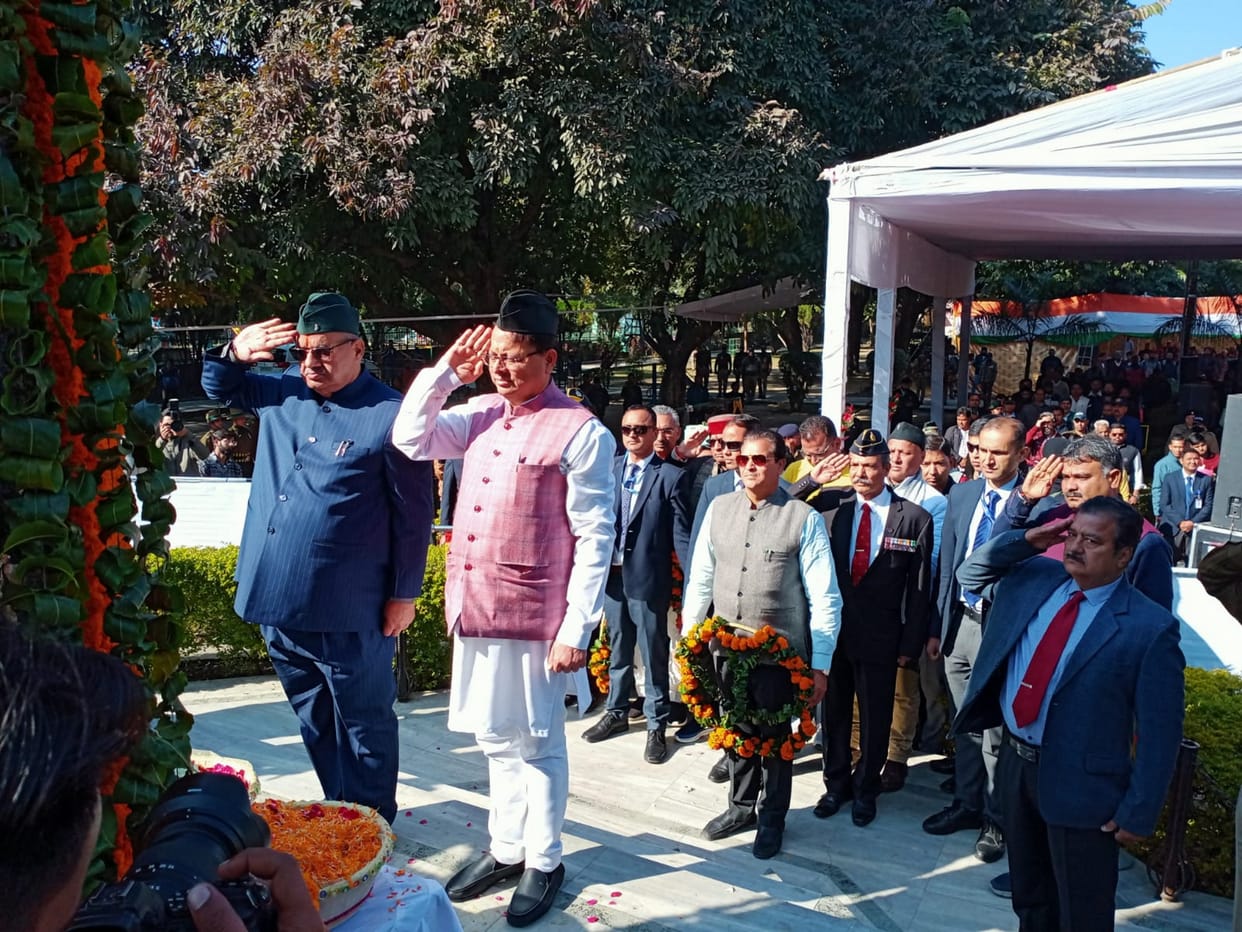 Vijay Diwas 2023 CM Dhami paid tribute to martyrs gifted free travel in roadways to military family
