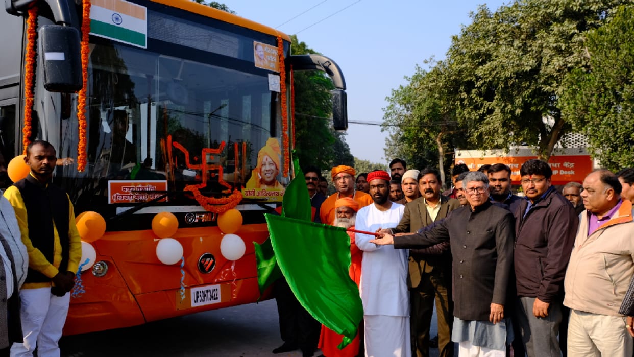 25 electric buses will be run in Gorakhpur Khichdi fair