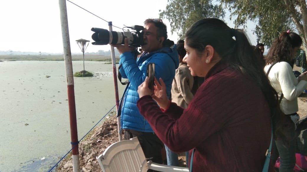 Gharana Wetland Photography competition organized by tourism department in rspura jammu