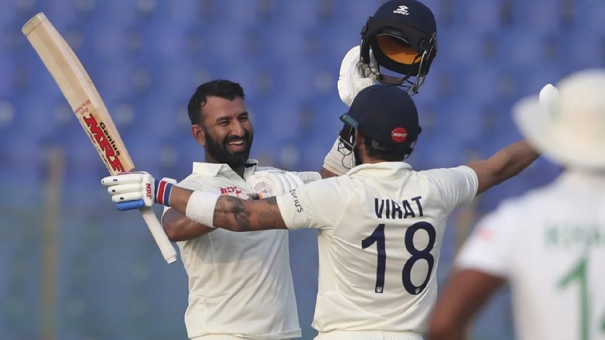 IND vs BAN Virat Kohli won hearts after Cheteshwar Pujara century, Wasim Jaffer made fun of Bazball
