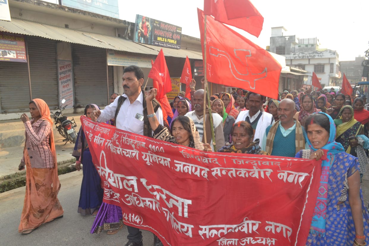 Cooks take out procession for payment of honorarium