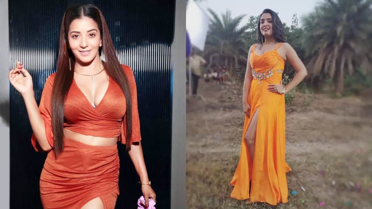 Pathaan Besharam Rang Srk deepika Bhojpuri actress amrapali monalisa Rani Akshara wore bhagwa dress onscreen