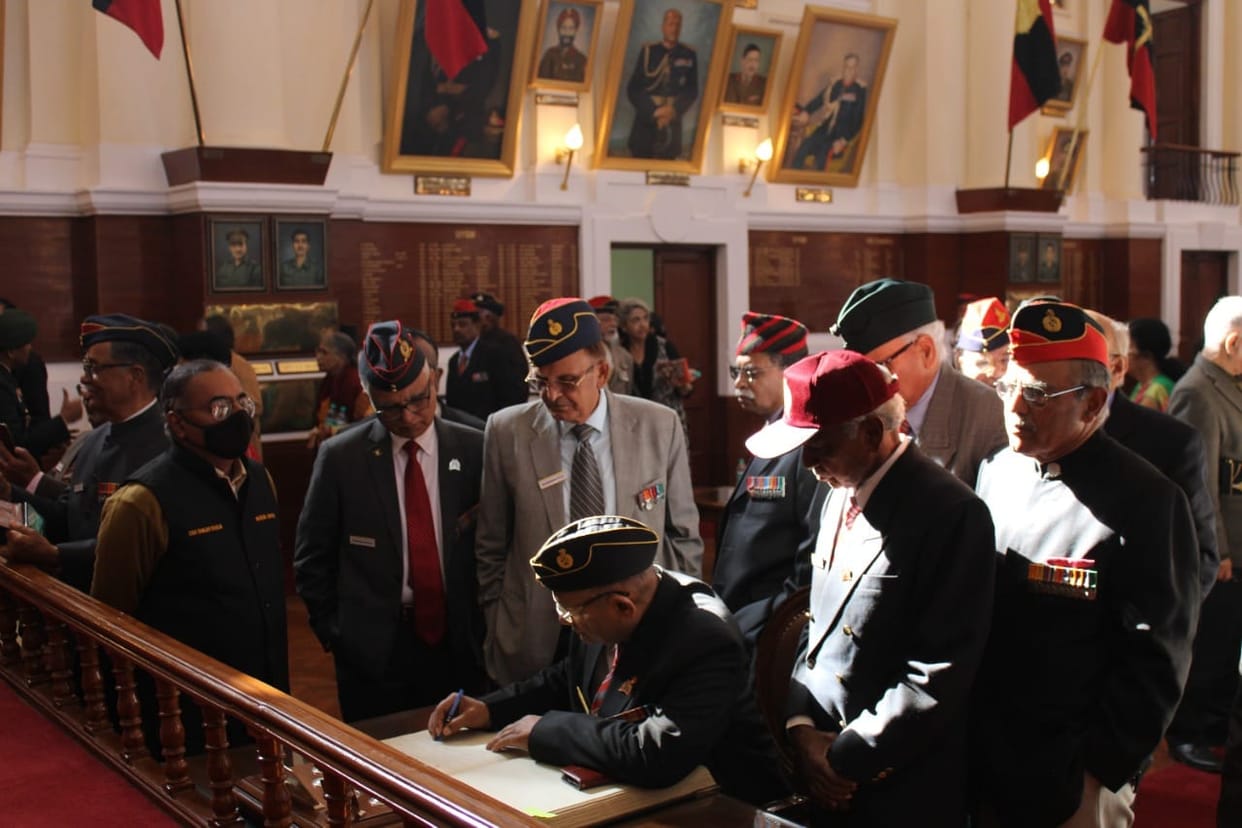 Military officer passed out 50 years ago again reached IMA Dehradun