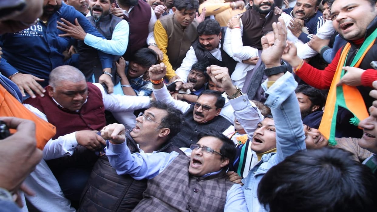 Bilawal Bhutto Statement BJP burnt effigy of Bilawal Bhutto near Pakistan High Commission
