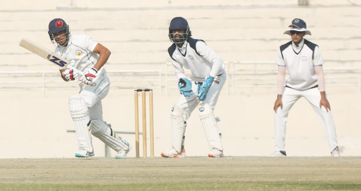 Gaurav and Kunal avoided the defeat of Chandigarh