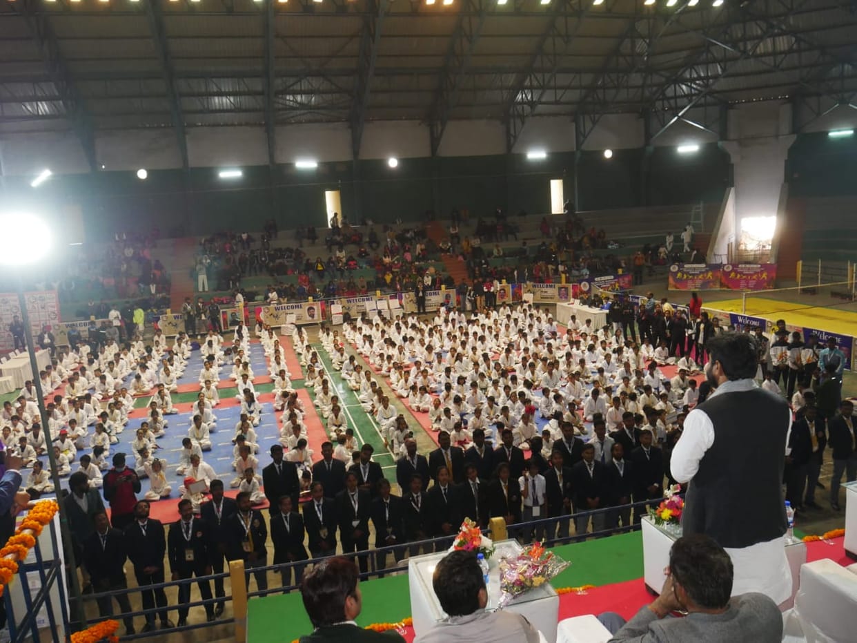 Ayush Minister Dayalu inaugurated All India Karate Championship in varanasi