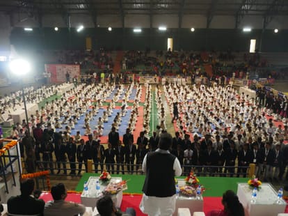 Ayush Minister Dayalu inaugurated All India Karate Championship in varanasi