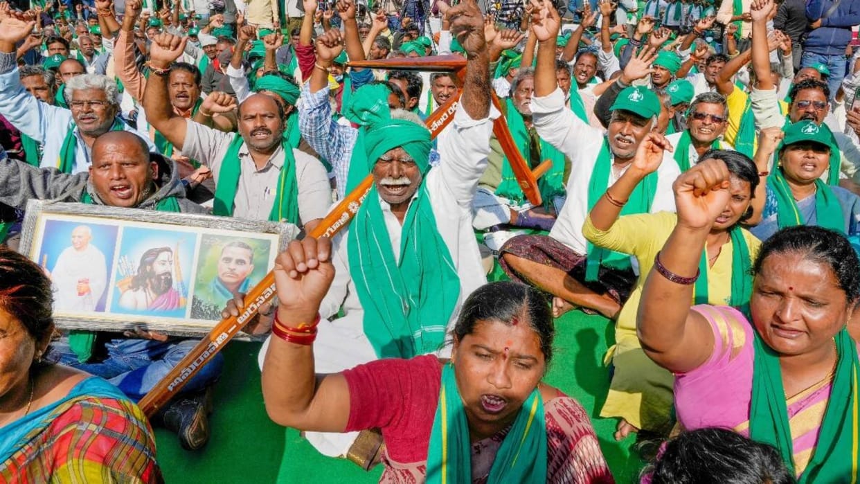 Amaravati farmers protest in delhi against Andhra Pradesh govt plan for three state capitals