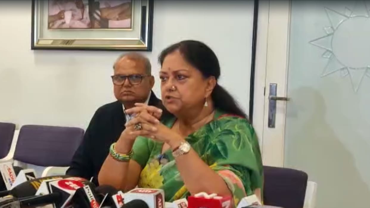 Vasundhra Raje targets Gehlot Government says we will defeat congress