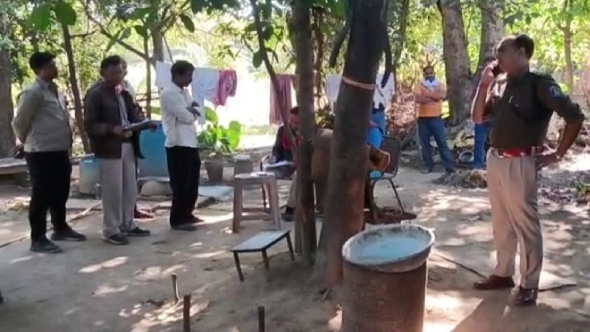 balco retired employee murdered in farm house in korba