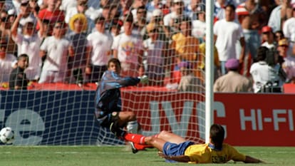 FIFA World Cup Controversy Colombia captain Andres Escobar was shot after an own goal against the USA in 1994