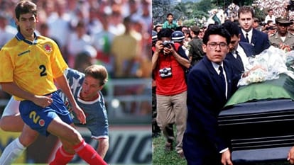 FIFA World Cup Controversy Colombia captain Andres Escobar was shot after an own goal against the USA in 1994