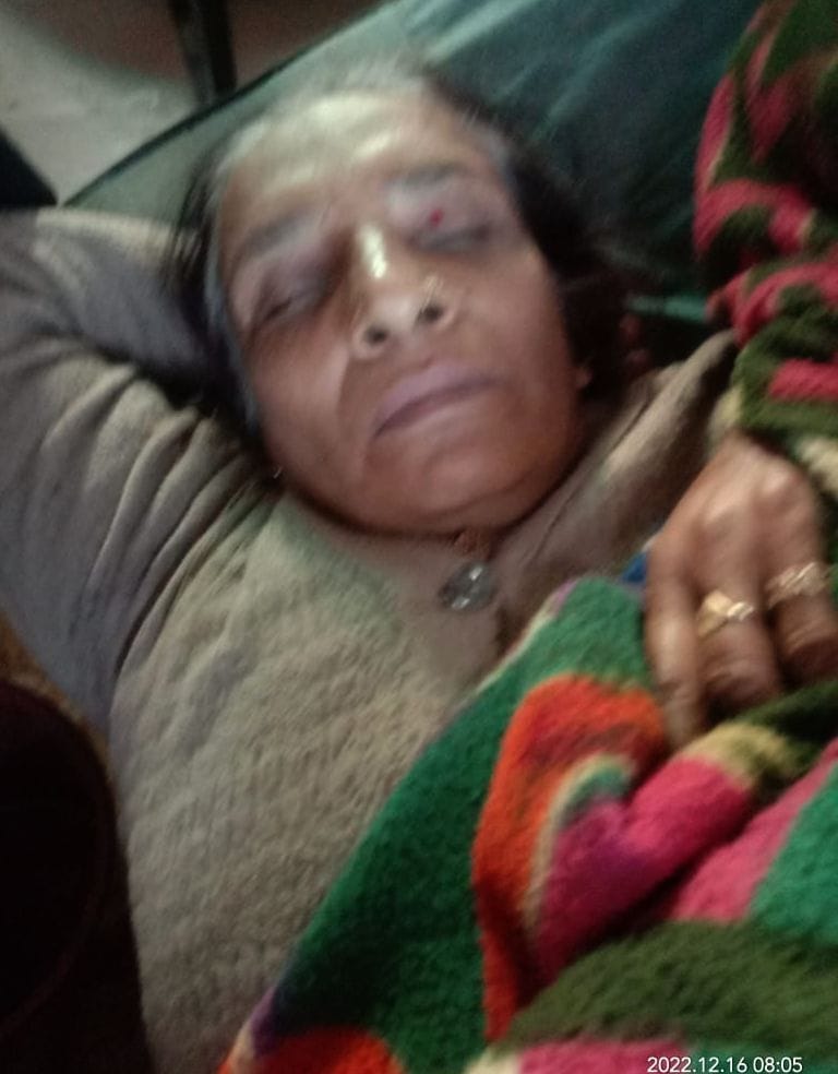 after throwing woman from roof she was attacked with a sharp weapon In Badaun