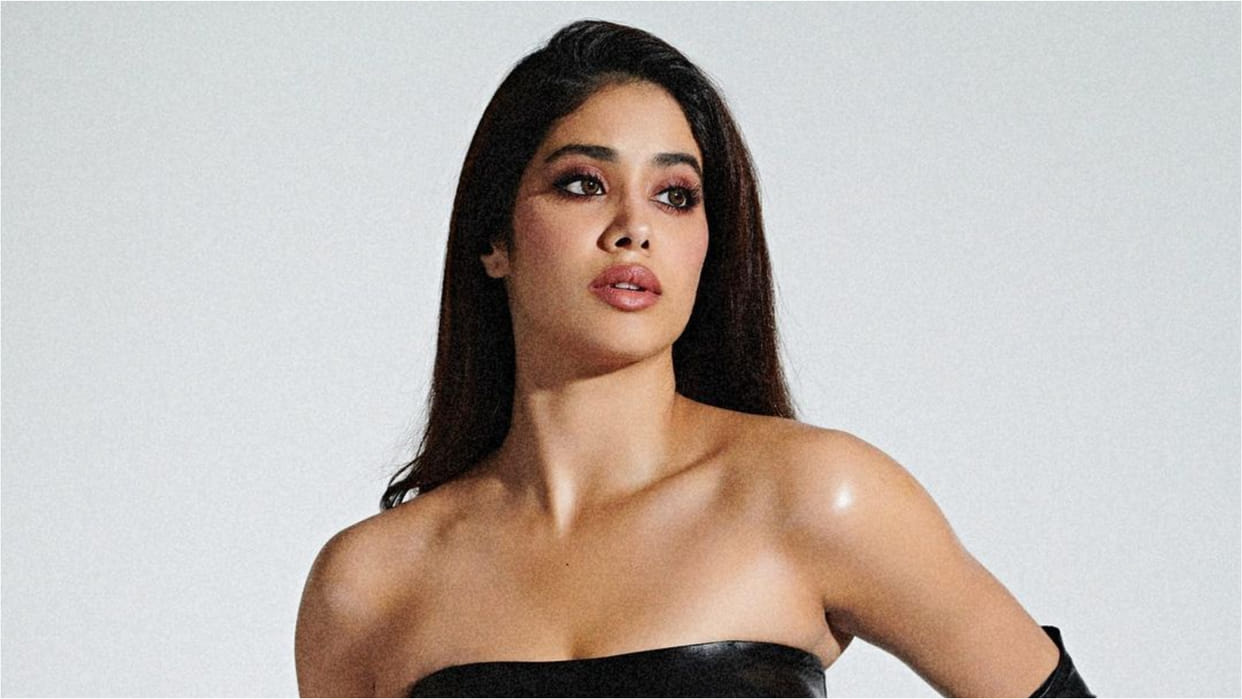 janhvi kapoor gets troll for wear award show outfit at airport, users say atleast take shawl or jacket in trav