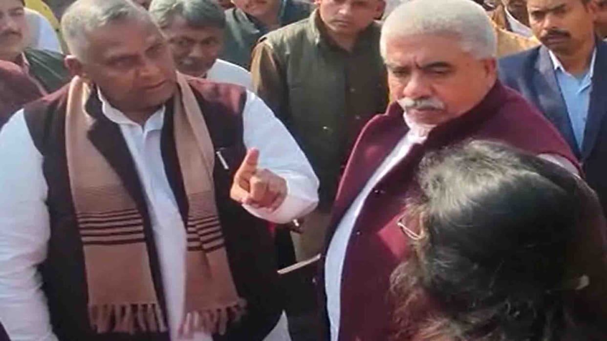 Death in Police Custody: MP Devendra Singh Bhole got angry on DM in front of cabinet minister