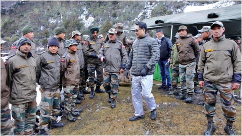 Union Minister Kiren Rijiju reached Tawang and said Rahul Gandhi become an embarrassment for the country