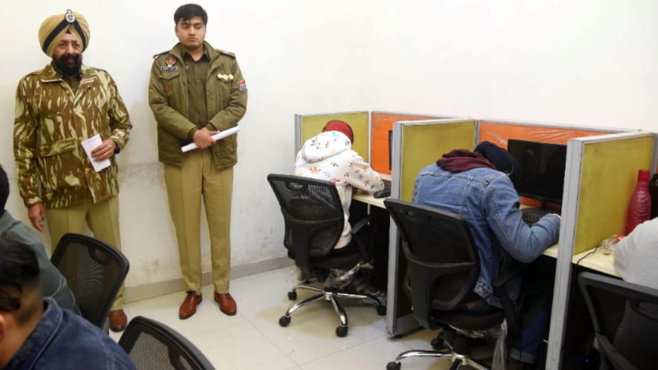 Ludhiana Commissionerate Police busted fake call center for cheating people sitting abroad online
