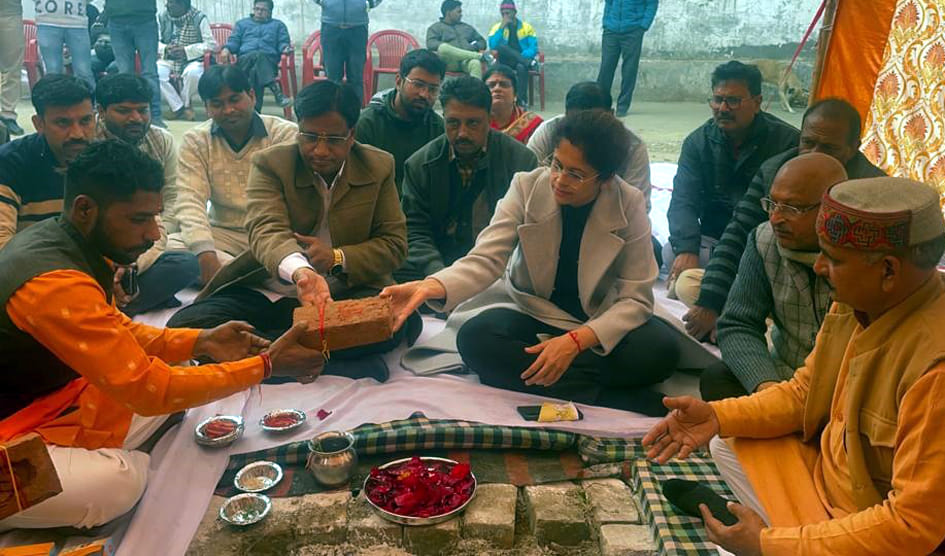 Foundation stone of seven projects including main zonal office