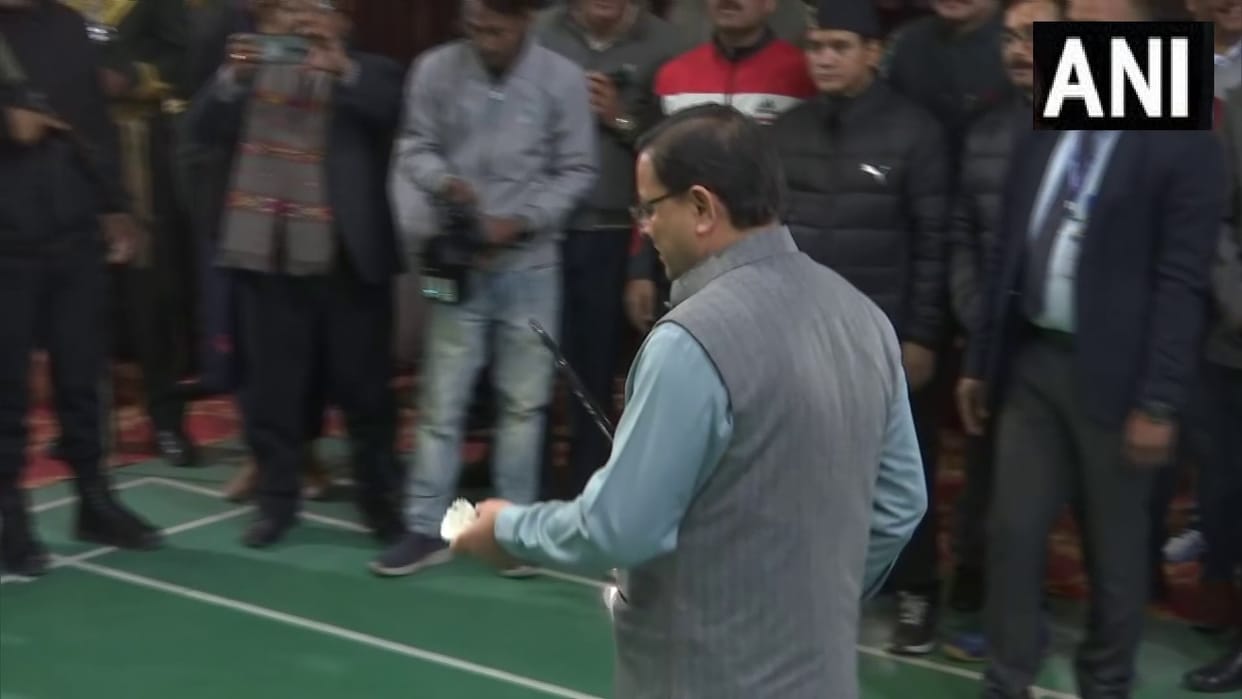 Uttarakhand: CM Pushkar singh Dhami inaugurated 8 Inter Departmental Badminton Competition