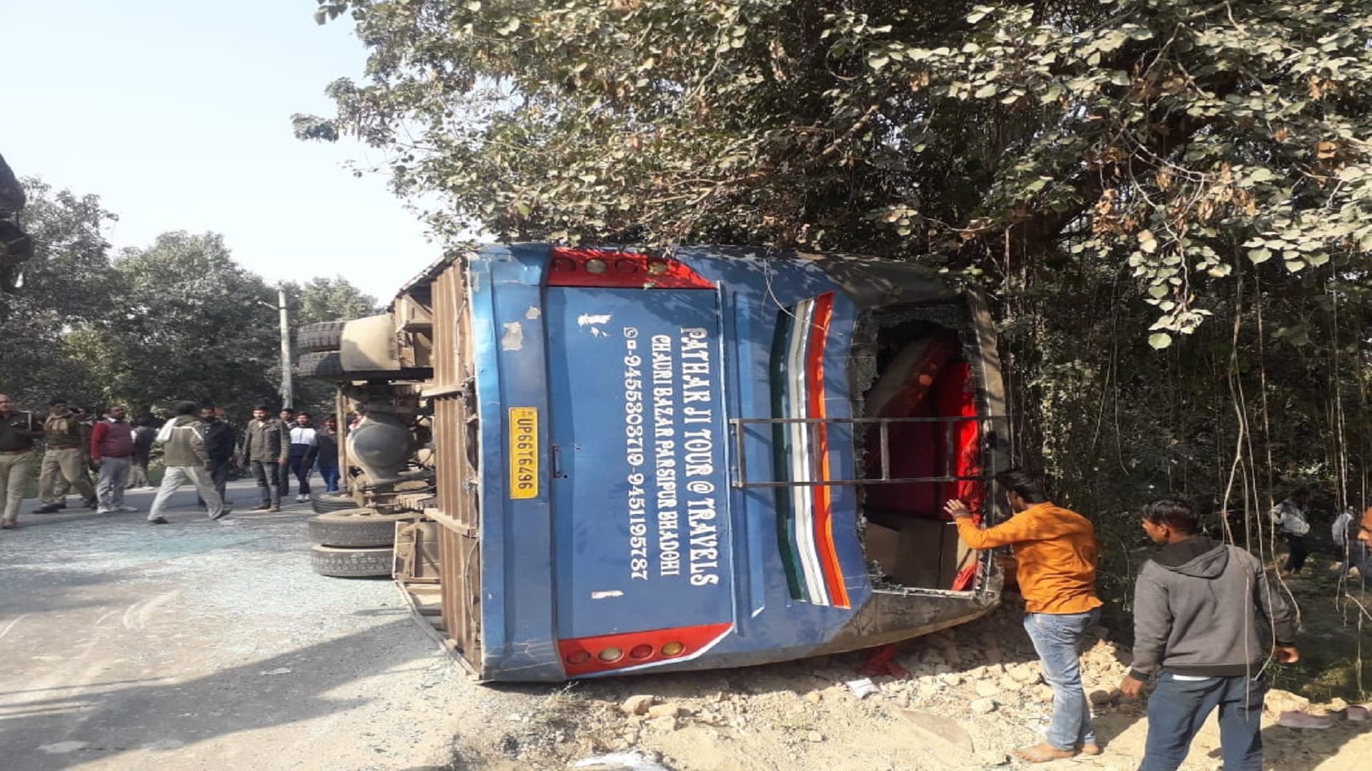 85 children were aboard a 57-seater bus, 21 were brought to SRN Hospital by five ambulances