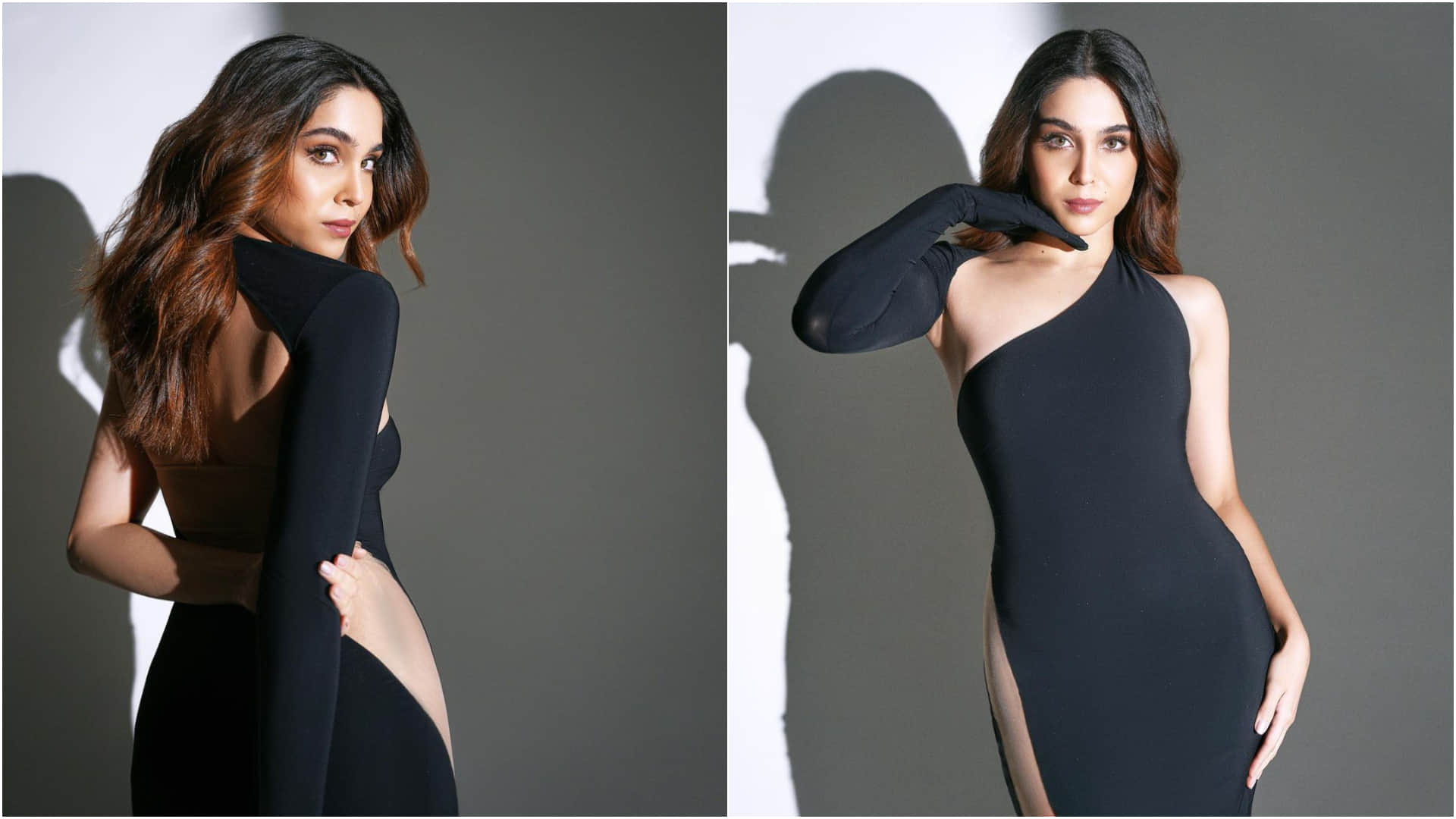 sharvari wagh gorgeous backless bodycon dress in grazia awards