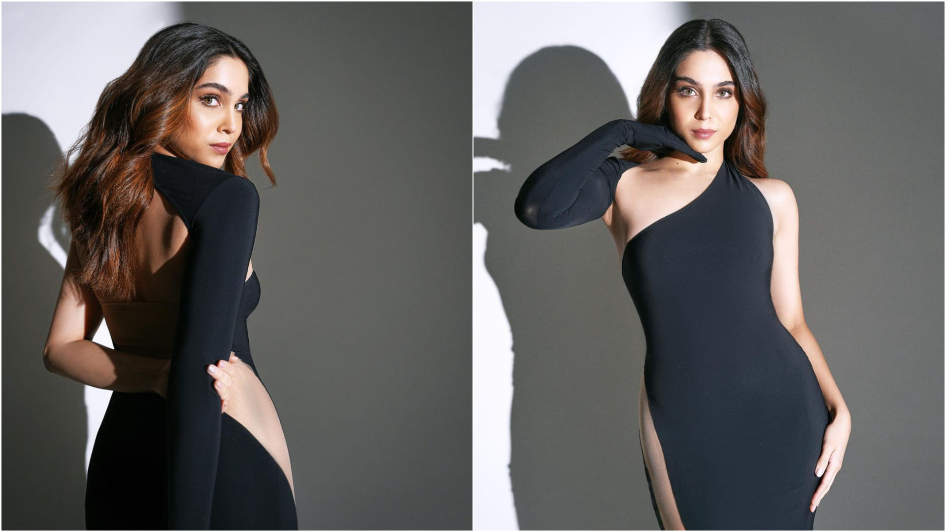 sharvari wagh gorgeous backless bodycon dress in grazia awards