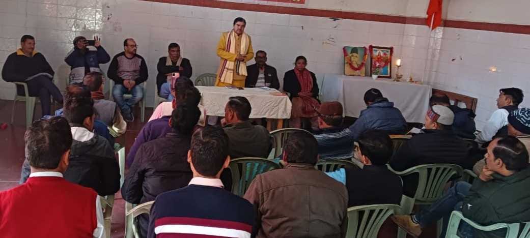 Meeting of Roadways Staff in Tanakpur