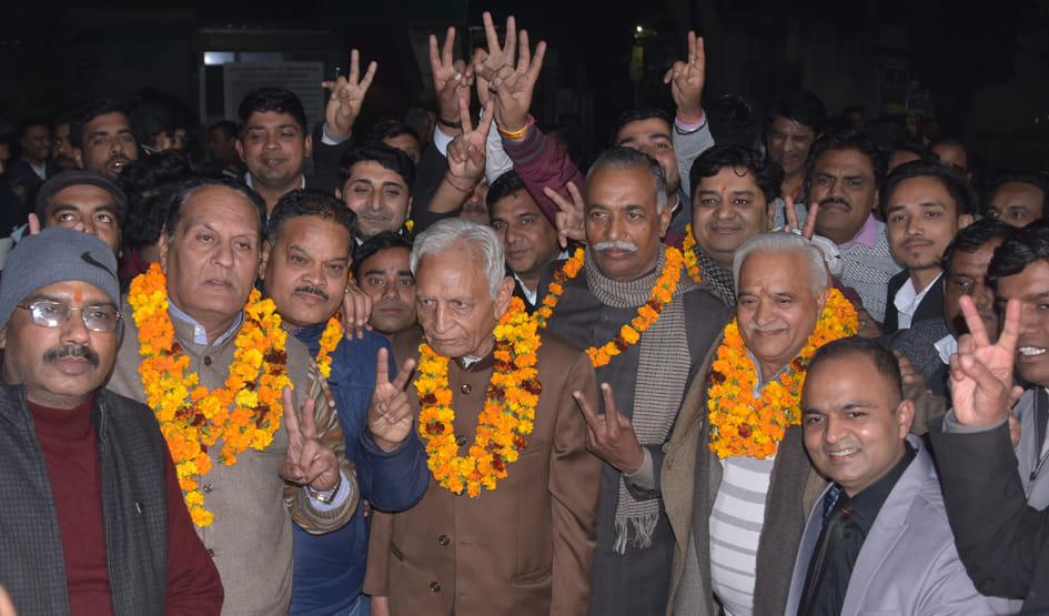 Arvind Sharma became the president, Munawwar became the general secretary.
