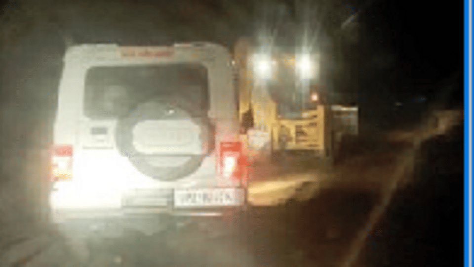 Soil mining was happening at night villagers protested then fired