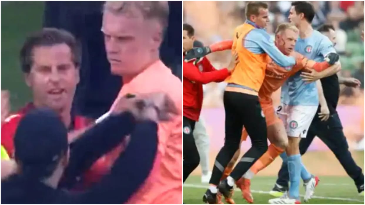 Australian A League: Goalkeeper Tom Glover Gets Injured As Fans Invade Pitch; Melbourne City vs Victory