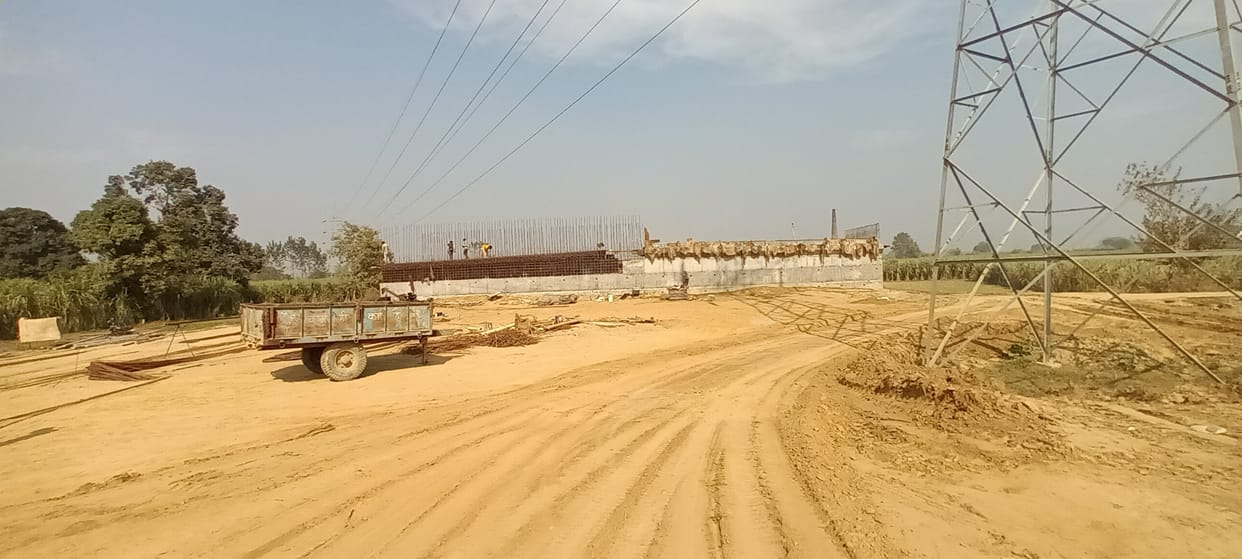 Not issued notification of interchange near Bhaju