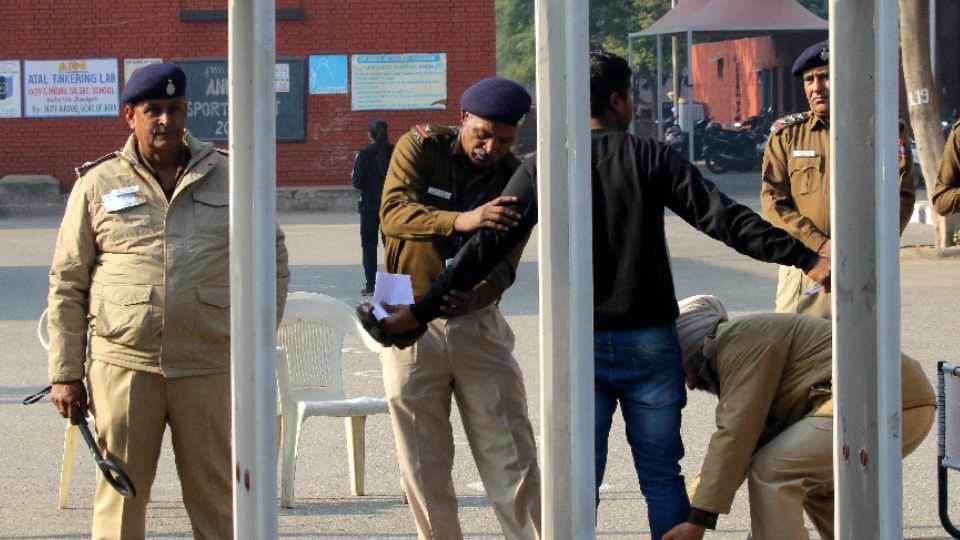ASI recruitment exam held in Chandigarh amid tight security