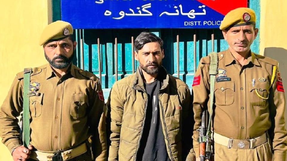 Jammu Kashmir: Ex-terrorist absconding in drug smuggling arrested from Gandoh in Doda